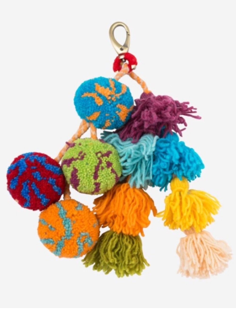 Noonday Collection Vibrant Pom Tassel Bag Charm